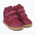 Dětské barefoot boty Viking Footwear Alv Barefoot Mid 2V Waterproof burgundské 10