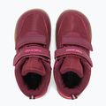 Dětské barefoot boty Viking Footwear Alv Barefoot Mid 2V Waterproof burgundské 13