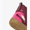 Dětské barefoot boty Viking Footwear Alv Barefoot Mid 2V Waterproof burgundské 14