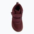 Dětské barefoot boty Viking Alv Barefoot Mid 2V Waterproof burgundy 5