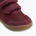 Dětské barefoot boty Viking Alv Barefoot Mid 2V Waterproof burgundy 7