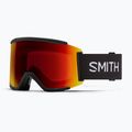 Lyžařské brýle Smith Squad XL black/ChromaPop Sun Red Mirror/ChromaPop Storm Yellow Flash