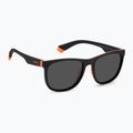Dětské sluneční brýle Polaroid PLD 8049/S black orange/grey polarized