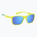 Dětské sluneční brýle Polaroid PLD 8053/S matte yellow azure/blue mirror polarized