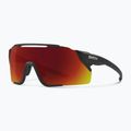 Sluneční brýle  Smith Attack MAG MTB matte black/chromapop red mirror