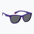 Dětské sluneční brýle Polaroid PLD 8056/S matte violet/grey polarized
