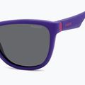 Dětské sluneční brýle Polaroid PLD 8056/S matte violet/grey polarized 5