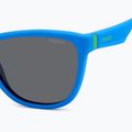 Dětské sluneční brýle Polaroid PLD 8056/S matte blue/grey polarized 5