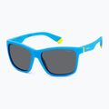Dětské sluneční brýle Polaroid PLD 8057/S matte blue/grey polarized 2