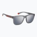 Pánské sluneční brýle Polaroid PLD 2155/S matte grey/grey silver mirror polarized