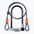 Zámek na kolo Kryptonite Kryptolok Standard U-Lock + kabel Kryptoflex black/grey