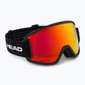 Lyžařské brýle  HEAD Contex red/black/fmr yellow red