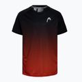 Dětské tenisové tričko HEAD Topspin Black & Orange 816062