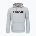 Pánská tenisová mikina HEAD Club Byron Hoodie šedá 811449GM