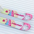 Dětské sjezdové lyže HEAD Unicorn Easy JRS + vázání Jrs 4.5 GW CA white/pink 12