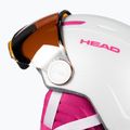 HEAD Maja Visor S2 dětská lyžařská helma bílá 328172 6