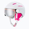 HEAD Maja Visor S2 dětská lyžařská helma bílá 328172 8