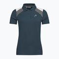 Dámské tenisové polo tričko HEAD Club 22 Tech Polo navy