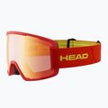 Lyžařské brýle HEAD Contex red/red/fmr yellow red
