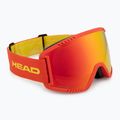 Lyžařské brýle HEAD Contex red/red/fmr yellow red