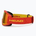 Lyžařské brýle HEAD Contex red/red/fmr yellow red 4