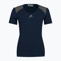 Dámské tenisové tričko HEAD Club 22 Tech Navy blue 814431