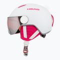 Dětská  lyžařská helma  HEAD Maja Visor white/silver red 3
