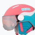 Dětská  lyžařská helma  HEAD Maja Visor pink/blue/silver red 7