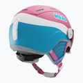 Dětská  lyžařská helma  HEAD Maja Visor pink/blue/silver red 2