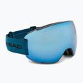Lyžařské brýle  HEAD Magnify 5K blue/petrol/5k blue/orange 2