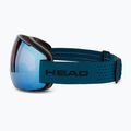 Lyžařské brýle  HEAD Magnify 5K blue/petrol/5k blue/orange 5