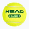 Dětské tenisové míčky HEAD Stage 1 3 ks green 3