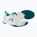 Dětské tenisové boty HEAD Sprint Court 4.0 white/ turquise 12