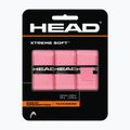 Omotávky na tenisovou raketu  HEAD Xtremesoft Grip Overwrap 3 ks. pink