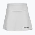 Dětská tenisová sukně HEAD Club Basic Skort bílá 816459