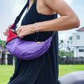 Taška přes rameno  Ticket To The Moon Upcycled Sling purple/burgundy 3