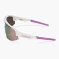 Cyklistické brýle Bliz Matrix S3 matné bílé fialové logo / hnědorůžové multi 52304-04 4