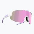 Cyklistické brýle Bliz Matrix S3 matné bílé fialové logo / hnědorůžové multi 52304-04 5