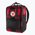 Fjällräven Kanken Re-Wool Batoh na notebook 15" červený/černý 3