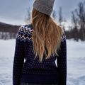 Dámský svetr Fjällräven Övik Knit Cardigan dark navy 11