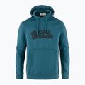 Pánská trekingová mikina Fjällräven Logo Hoodie deep sea 4