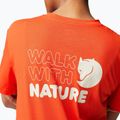 Dámské tričko  Fjällräven Walk With Nature flame orange 5