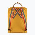 Batoh městský Fjällräven Kanken Rainbow 16 l ochre/rainbow pattern 3