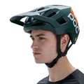 Cyklistická helma POC Kortal Race Mips pargasite green matt/fluorescent orange matt 2