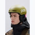 Lyžařská helma POC Obex Contour olivine green matt/thulite pink matt 5
