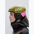 Lyžařská helma POC Obex Contour olivine green matt/thulite pink matt 7