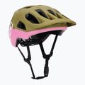 Cyklistická helma POC Cularis olivine green matt/thulite pink matt