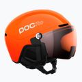 Dětská lyžařská helma POC POCito Obex Visor S2 Jr fluorescent orange