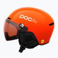 Dětská lyžařská helma POC POCito Obex Visor S2 Jr fluorescent orange 2