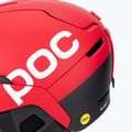 Lyžařská helma POC Obex BC MIPS prismane red matt 7